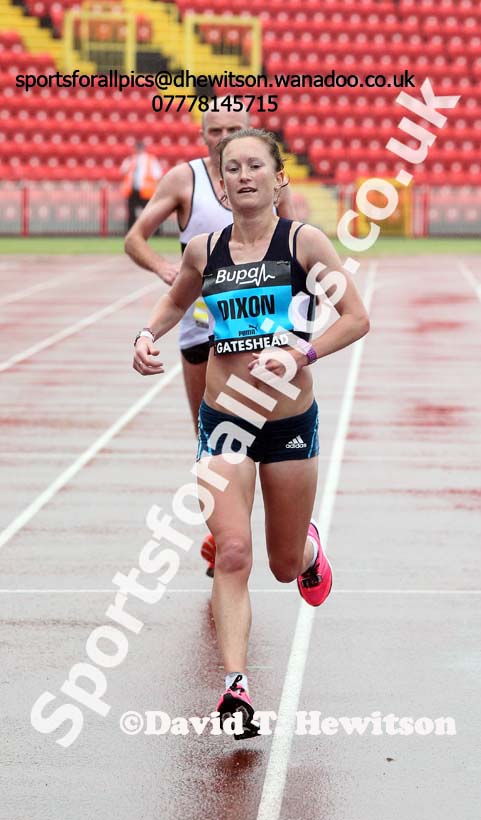 Alyson Dixon (Sunderland Strollers) 3rd in the BUPA Great North 10k. Photo: David T. Hewitson/Sports for All Pics